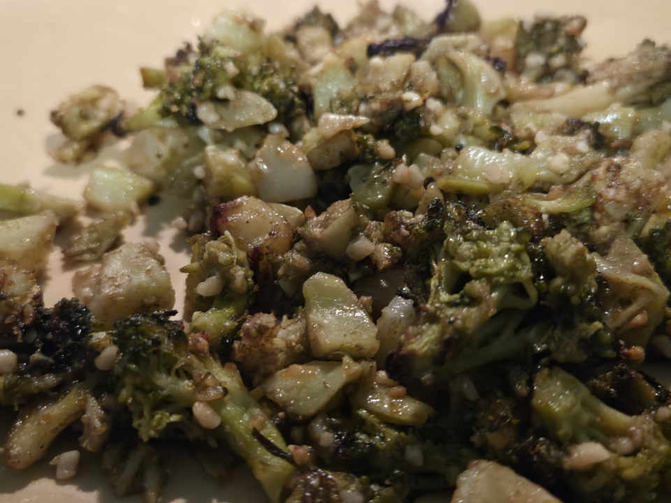 Roasted Parmesan Broccoli