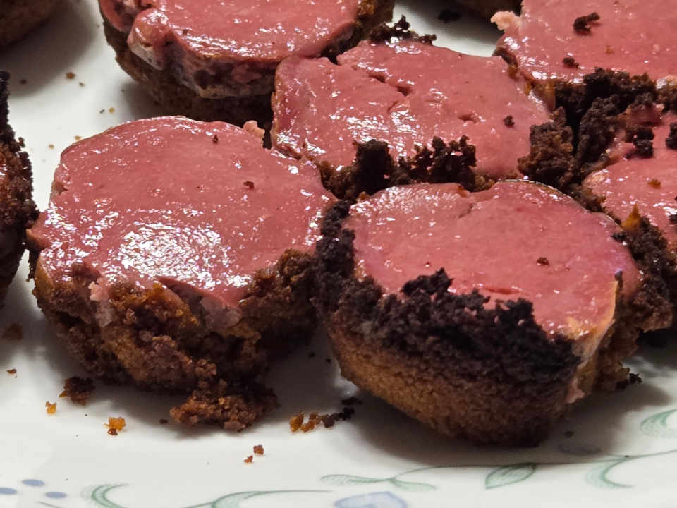 Mini Raspberry cheesecake